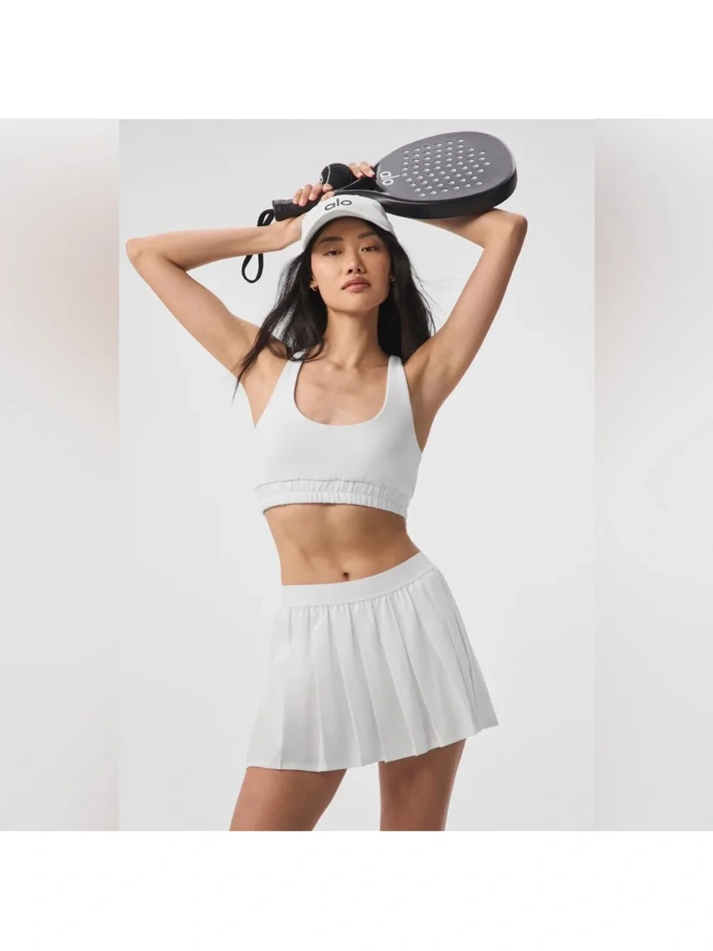 Alo Yoga Varsity Tennis Skirt xxs- White
